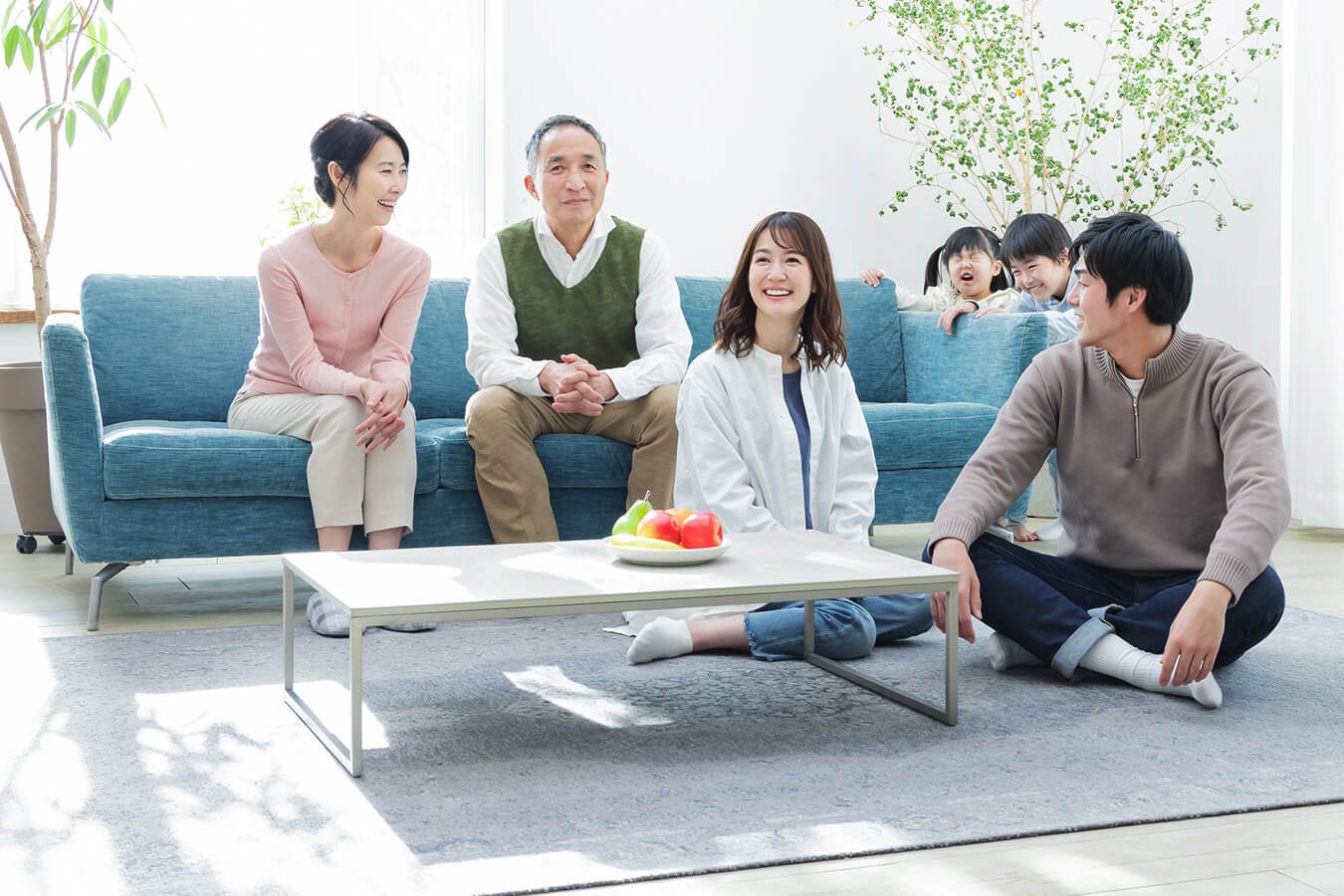 笑顔の家族